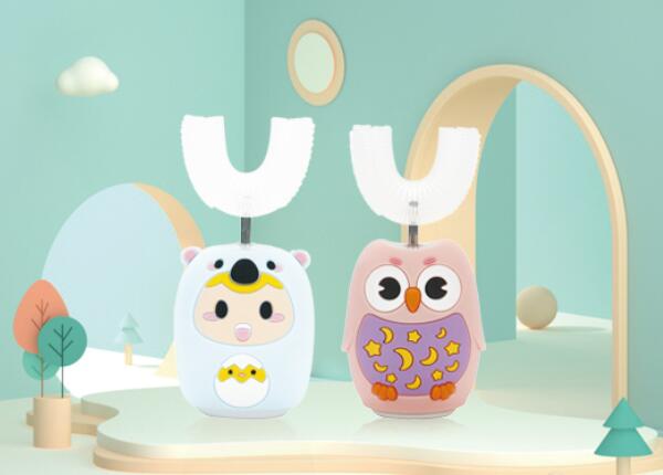 刷博士兒童電動牙刷U型防塵，給孩子更好的口腔保健